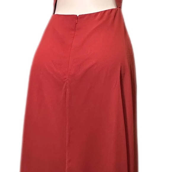 AW David Bridal AW Elegant Red Evening Dress - Picture 2 of 13